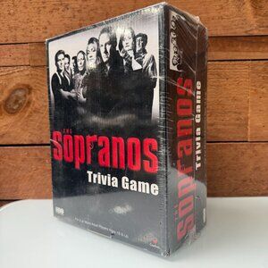 Vintage THE SOPRANOS TRIVIA GAME Questions HBO Board Game New Sealed 2004.